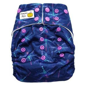 dragonflies bamboo cloth nappy